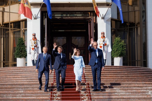 Liderii Franței, Germaniei și Poloniei, la Chișinău: Europa unită sprijină independența și integrarea europeană a Republicii Moldova